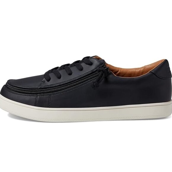 New No Box Billys' Footwear Women's Zip Up Adaptive Sneaker II Black 9M BY363 - Picture 4 of 5